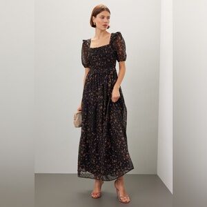 Puffed sleeve slate and willow dress - bridgerton aesthetic vibe dress